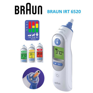 브라운 체온계 BRAUN IRT-6520 아기체온계 기본필터 포함 